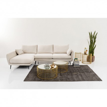 Corner Sofa Amalfi Cream Left Kare Design